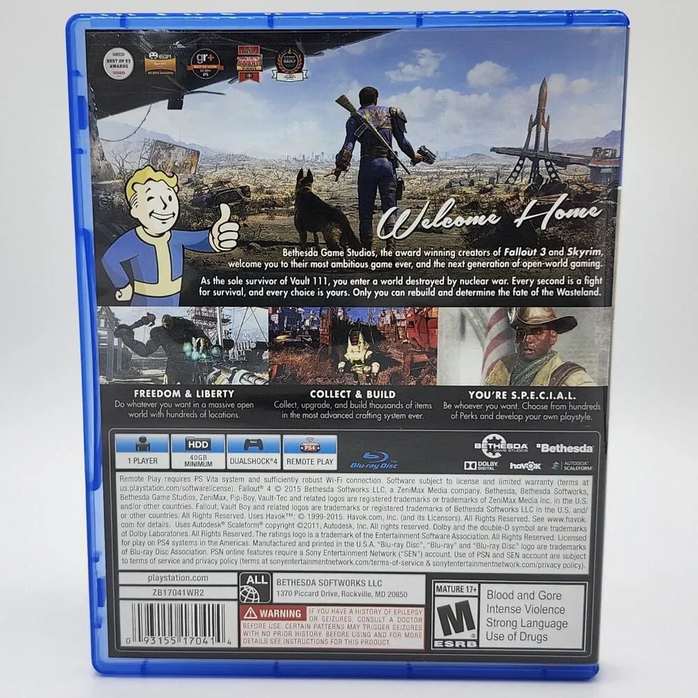Fallout 4 (Sony PlayStation 4, CIB)